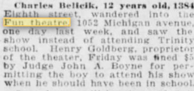 Fun Theatre - Dec 1925 Article (newer photo)